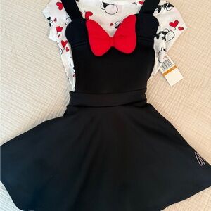 Disney Black Dress with Red Bow